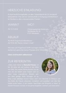Frauenabend Manuela Friesen